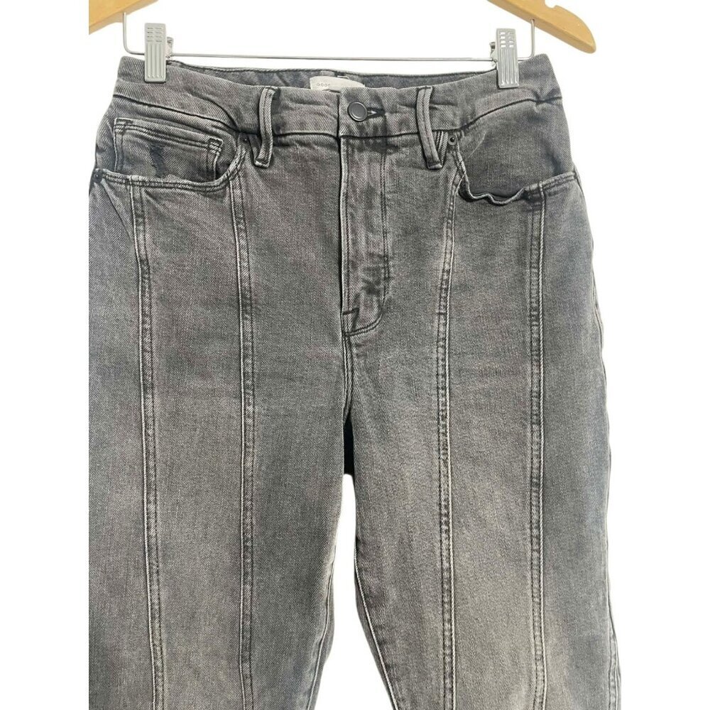 Good American Size 10 30 Jeans Distressed Denim - Picture 2 of 10